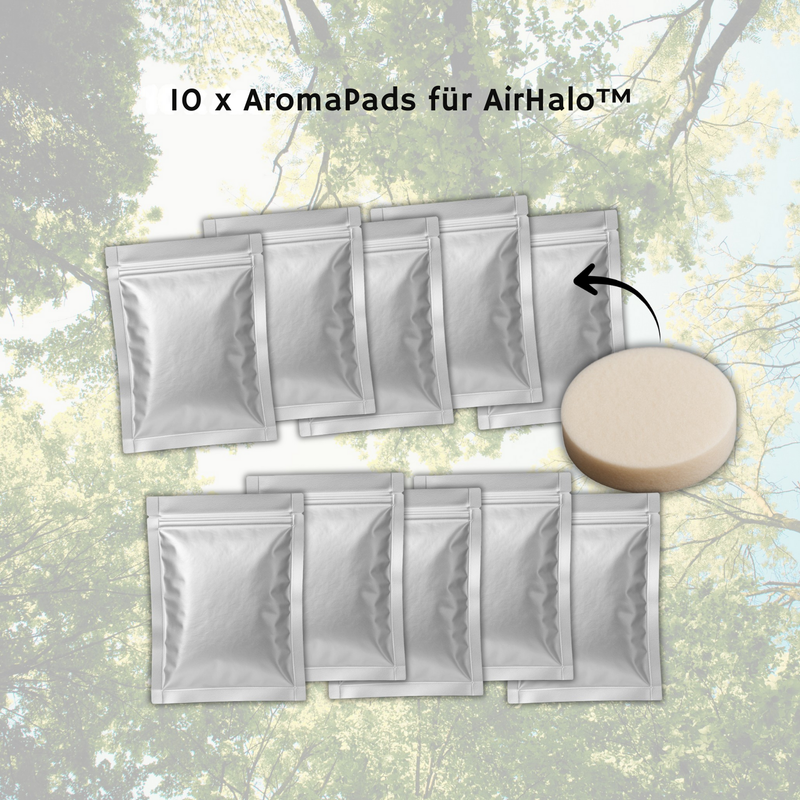 AromaPads – 10 stuks. Dragertabletten voor geuroliën