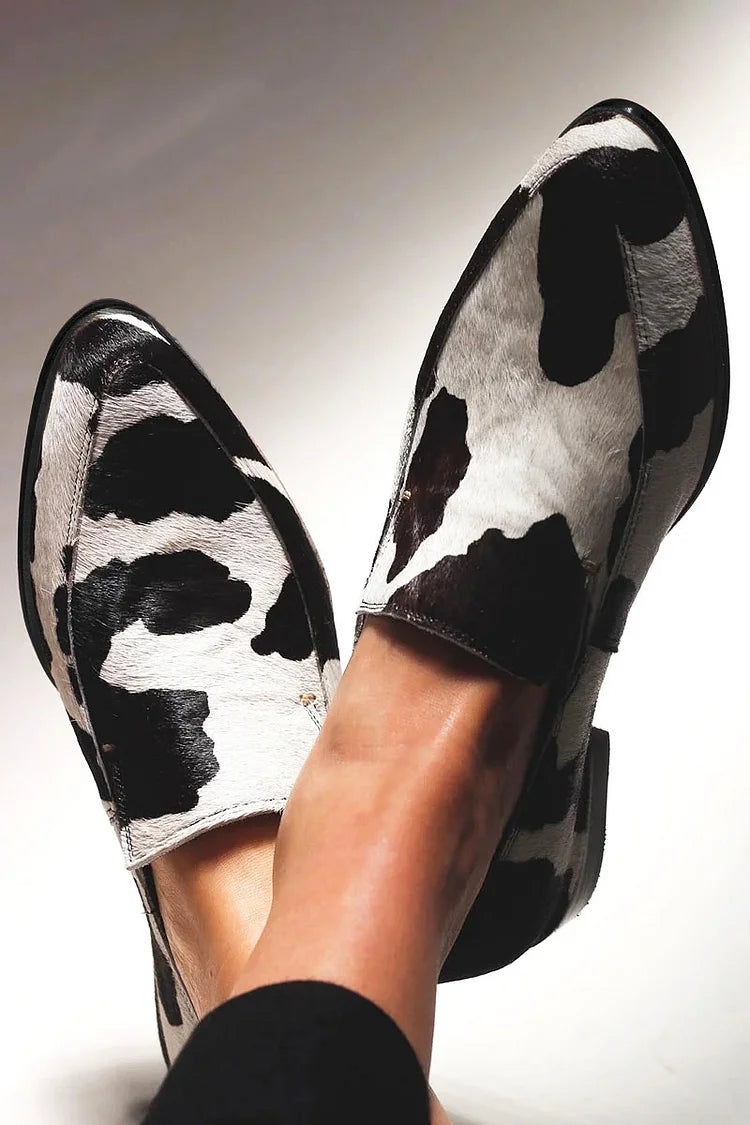 Livia | Elegante mocassins met lage hakken