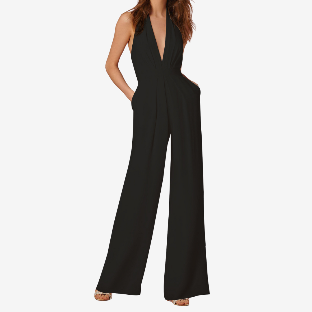 Mirella™ jumpsuit met wijde pijpen