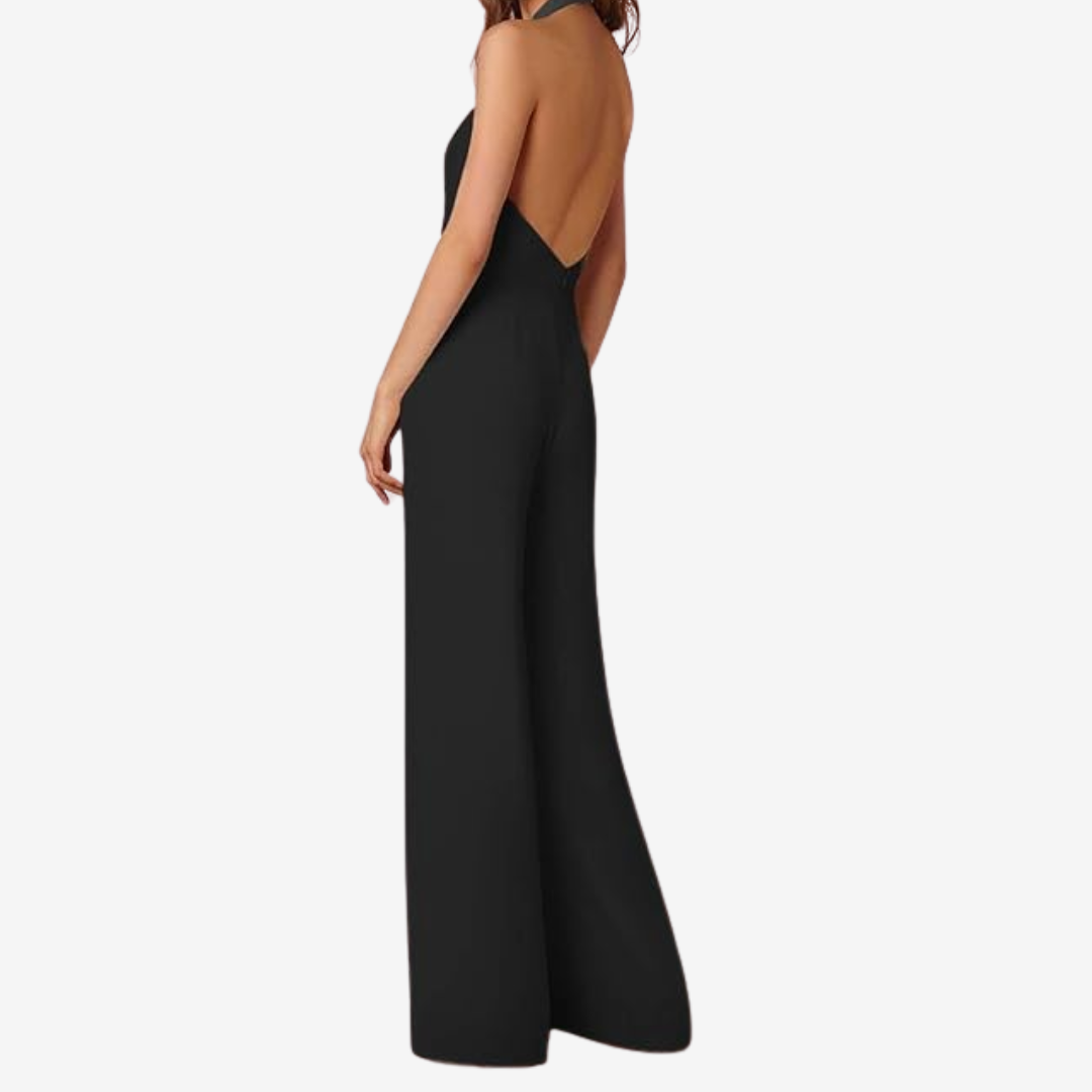 Mirella™ jumpsuit met wijde pijpen