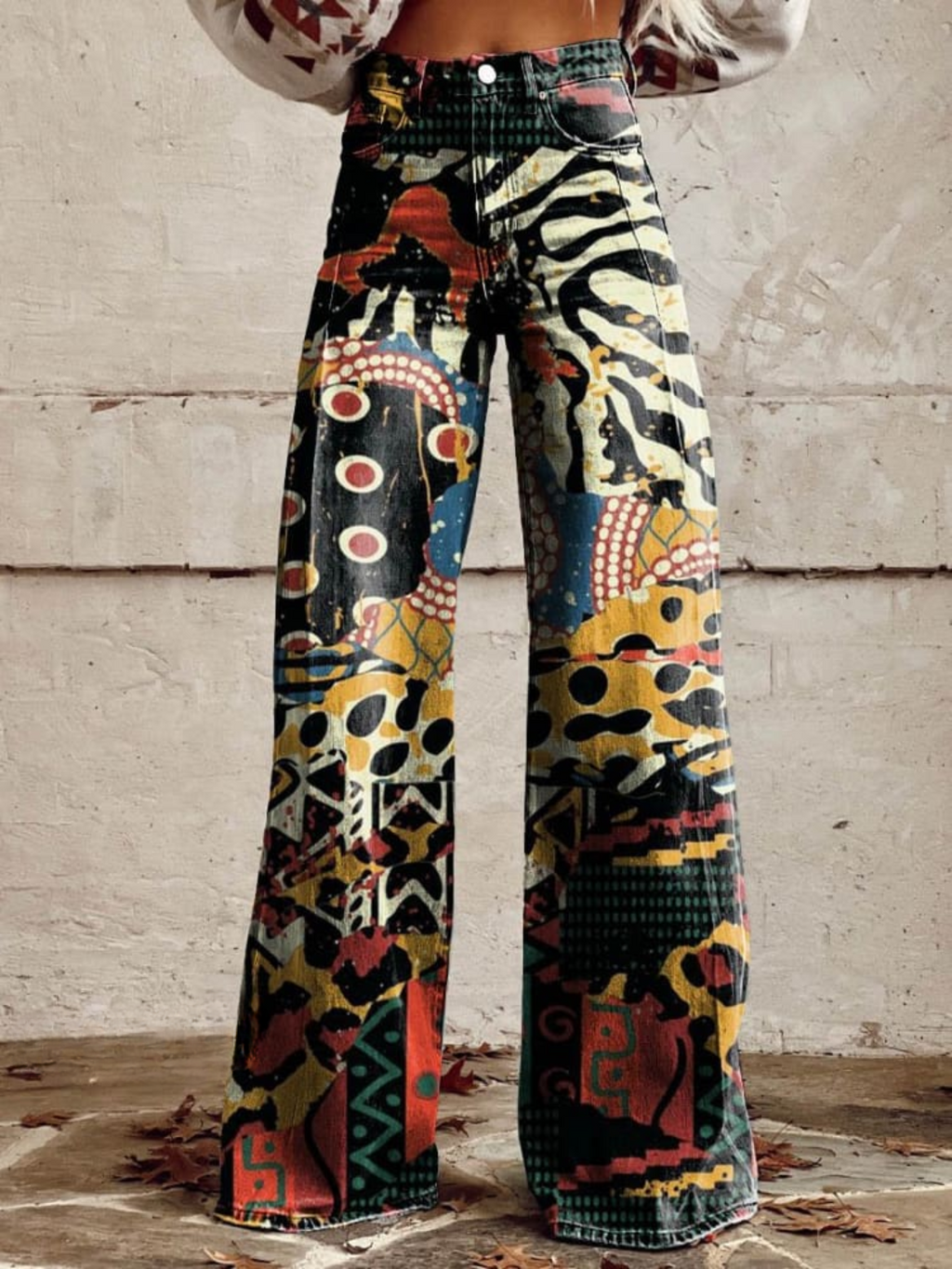 Élodie - Stijlvolle wijde broek