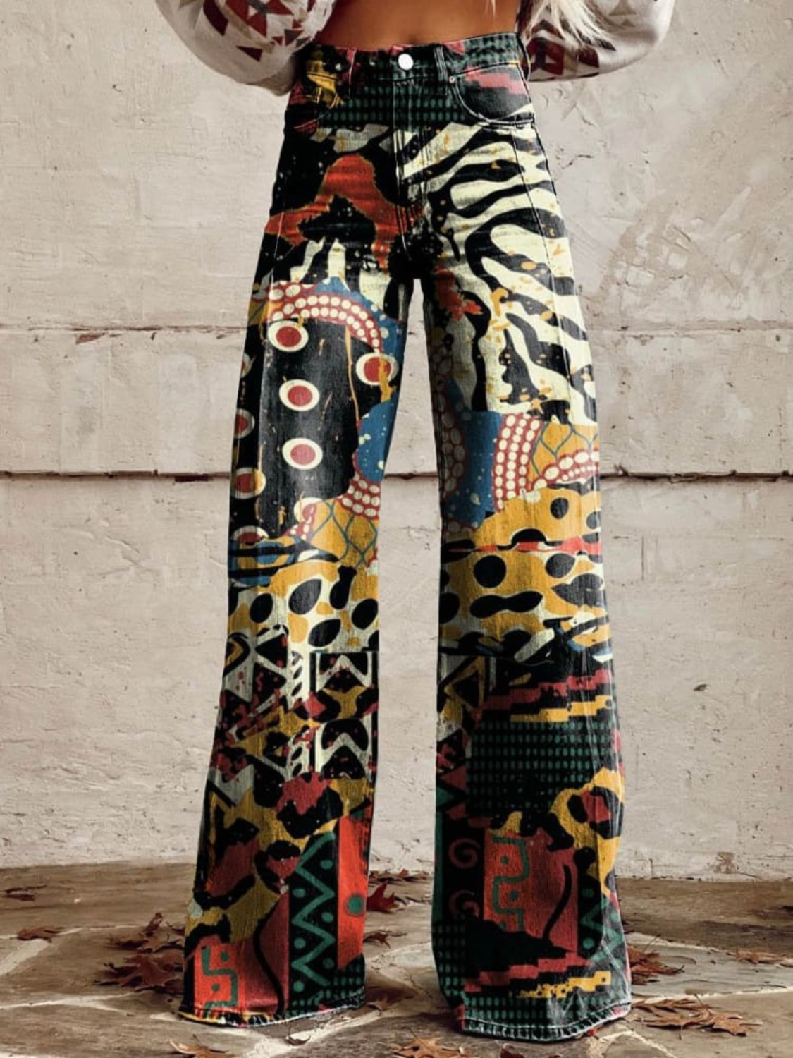 Élodie - Stijlvolle wijde broek