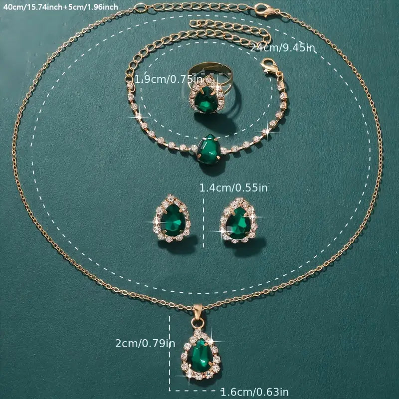 Ensemble de Bijoux Vermont Elisandre | Or