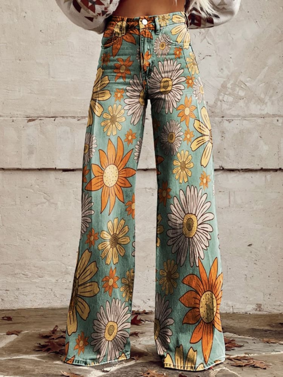 Cirilla - Palazzobroek met bloemen