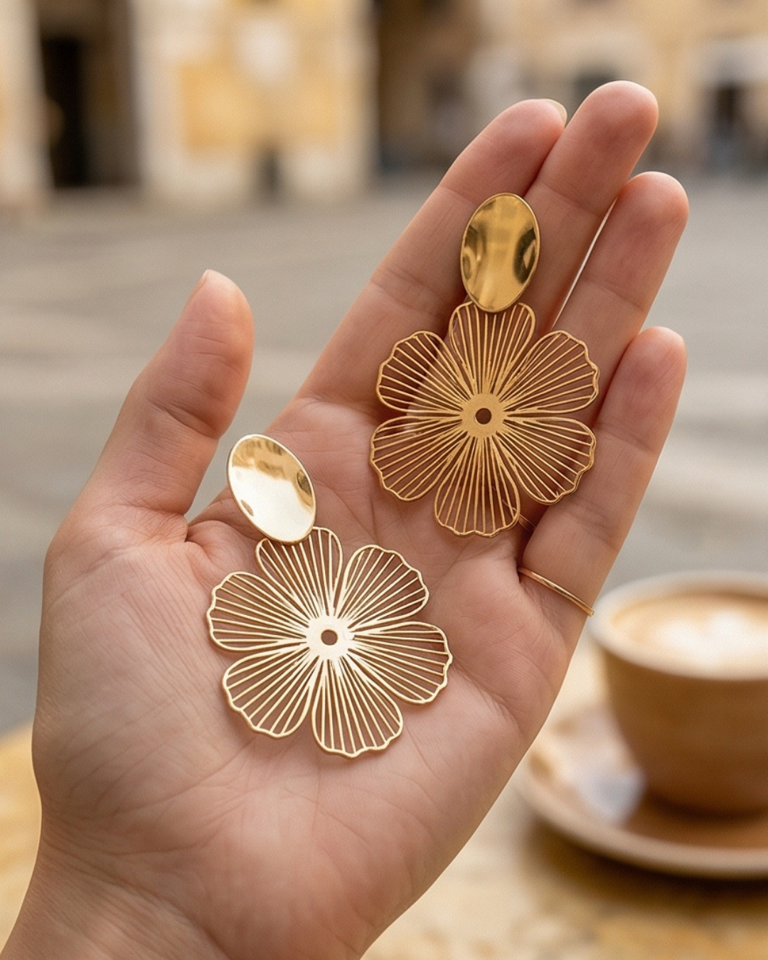 Boucles d'oreilles Fiore Clip (sans perçage)