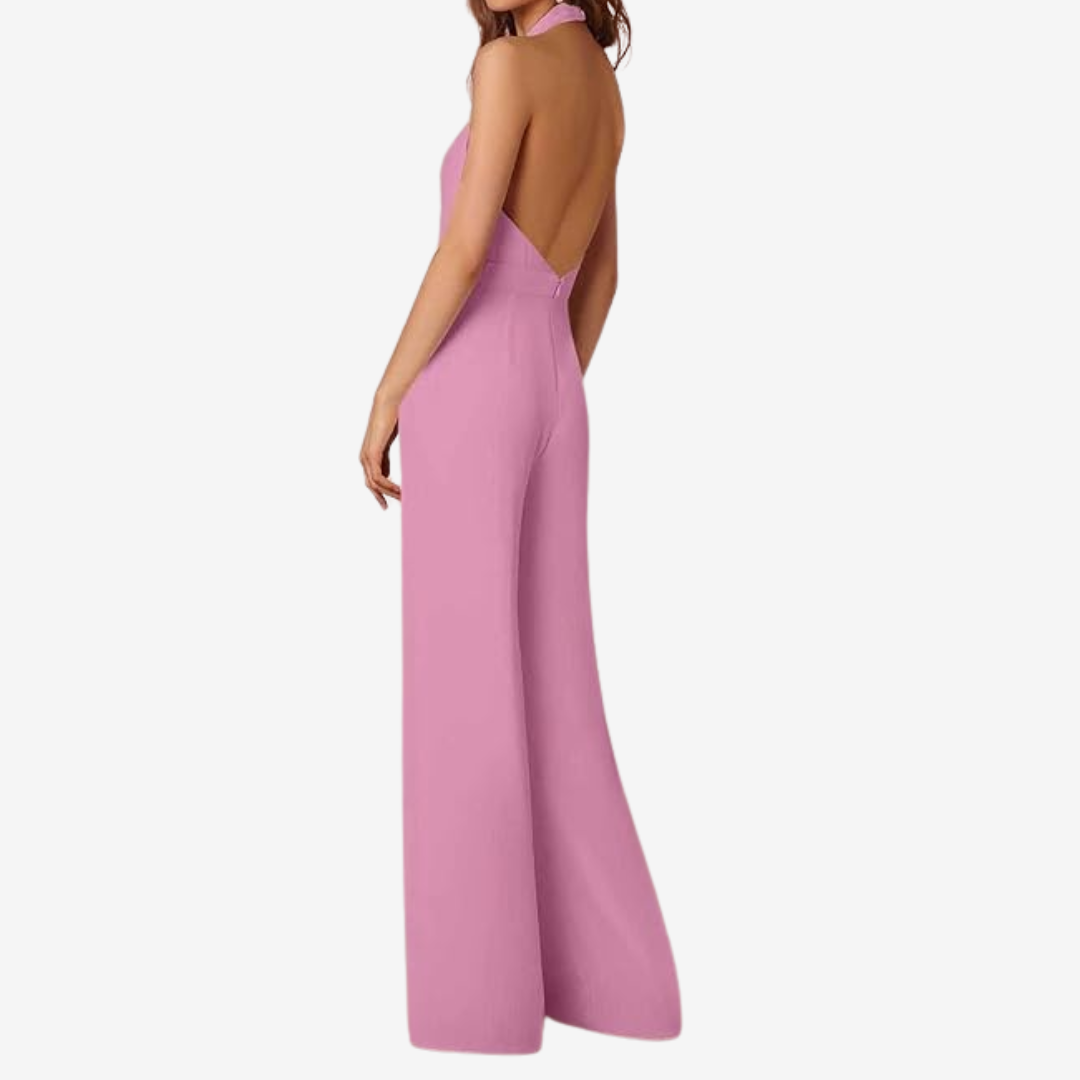Mirella™ jumpsuit met wijde pijpen