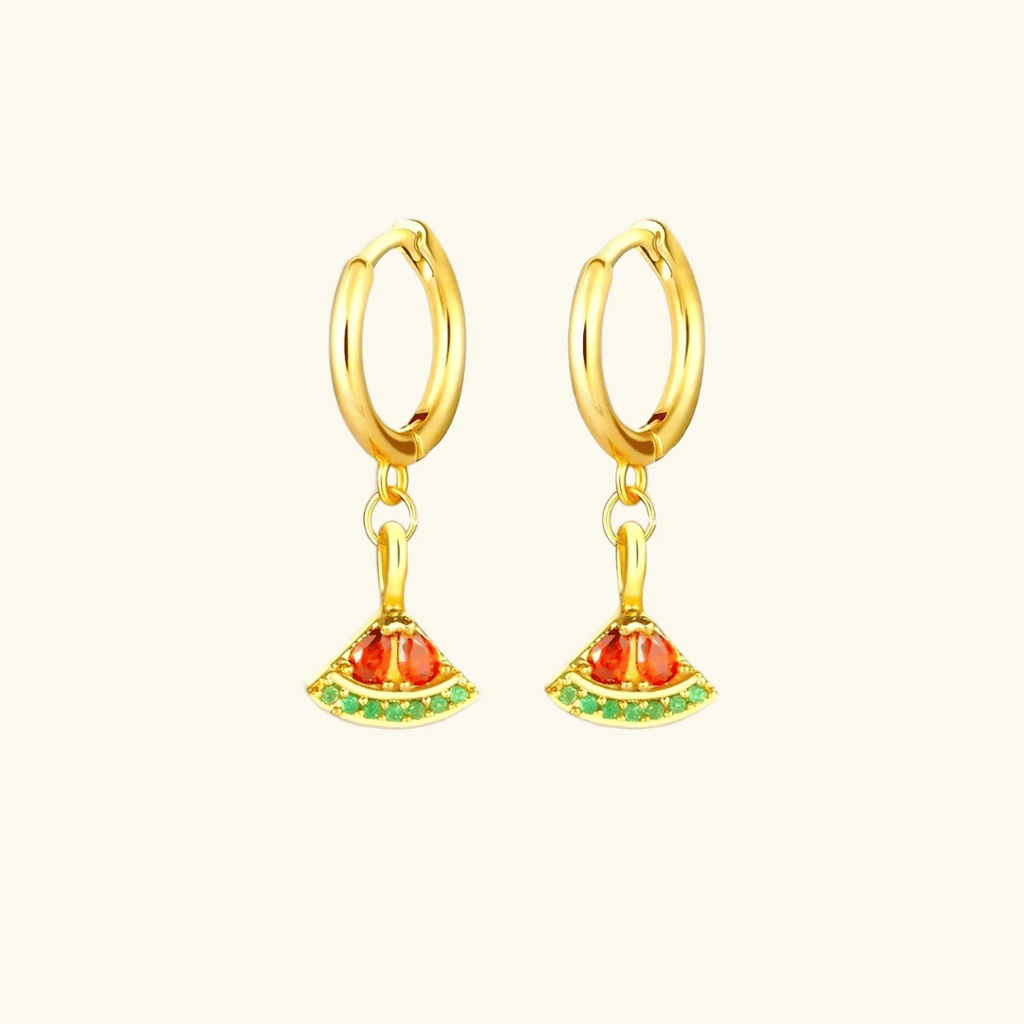 Zaralina™ - Exquisite Ohrringe in Wassermelonenform