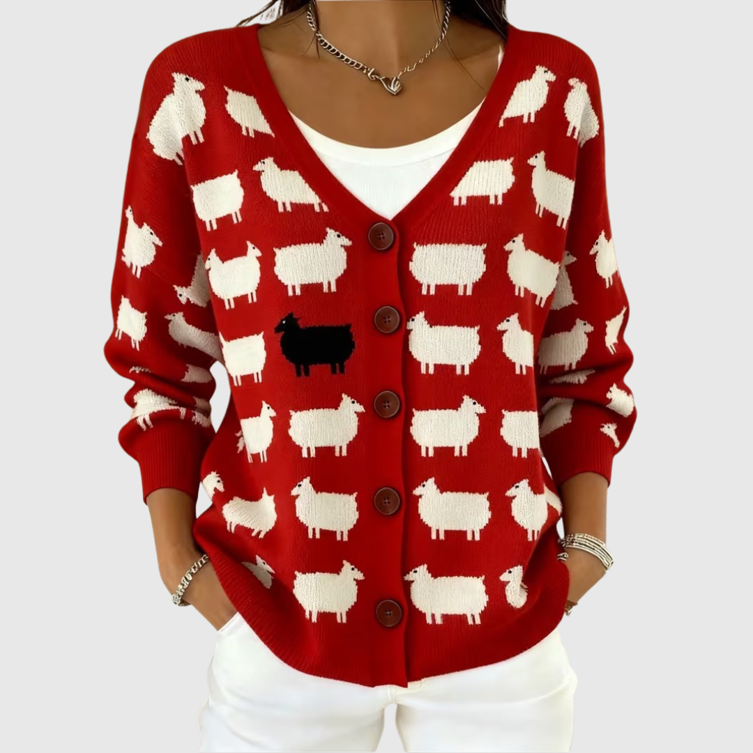 Renata | Strickjacke mit Knopfdetails