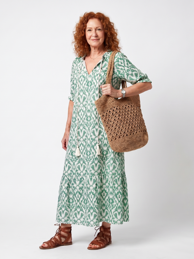 Ilara | V-Neck Midi Dress