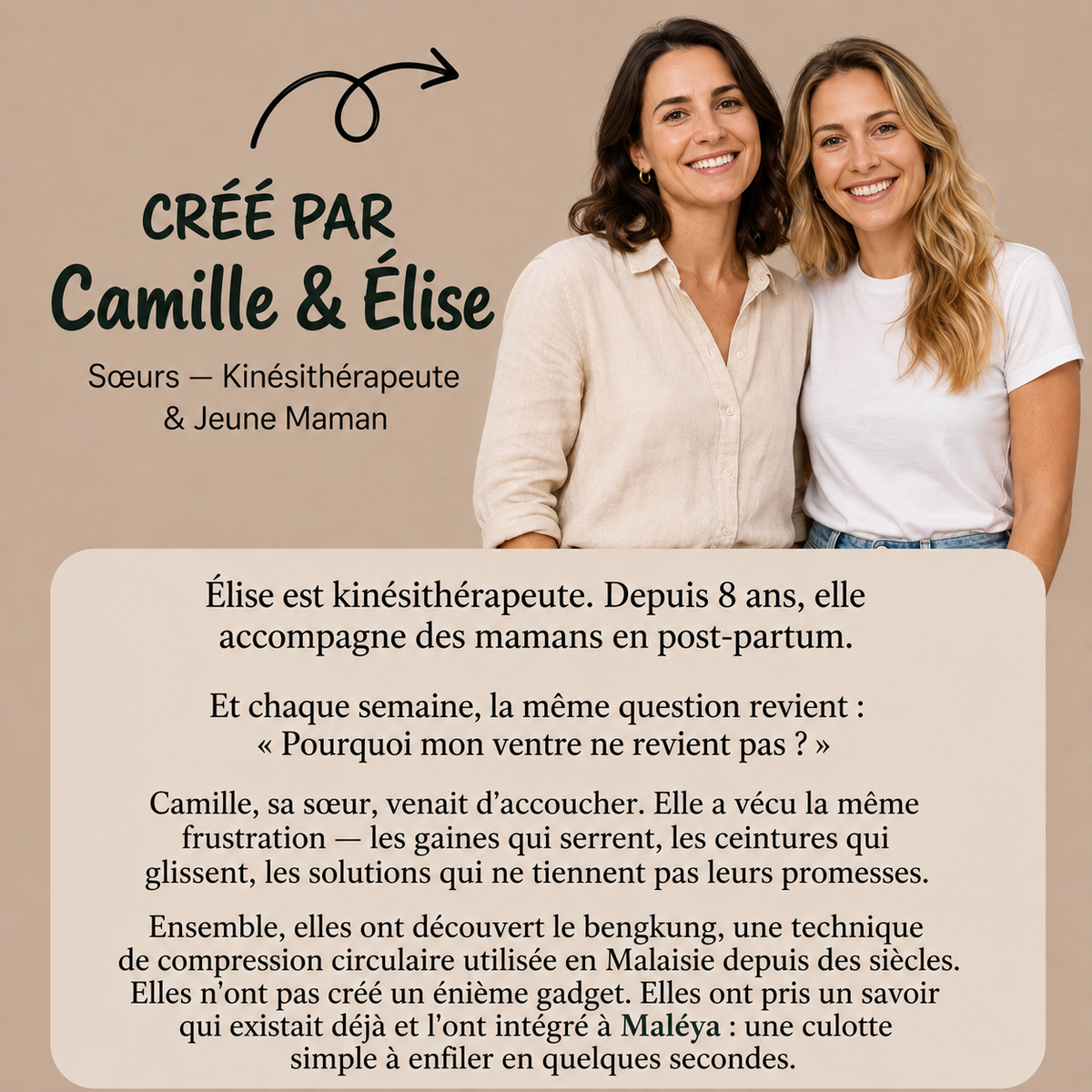Maleya™ | Culottes Gainante post-partum