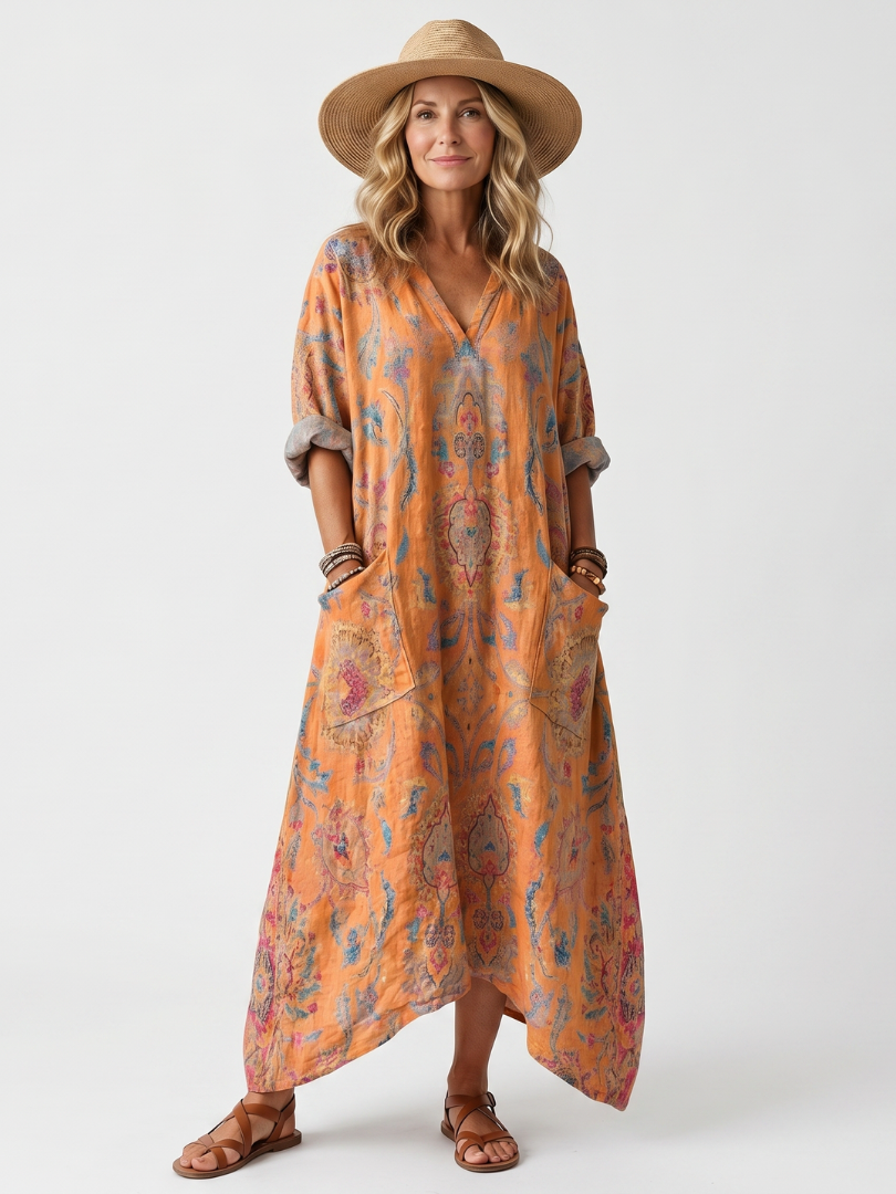 Remi | Midikleid mit Muster