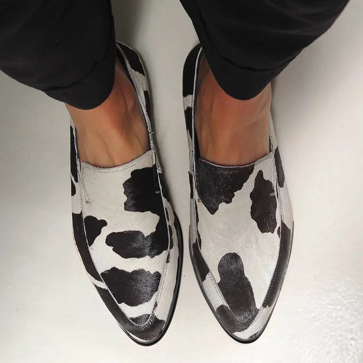 Livia | Elegante mocassins met lage hakken