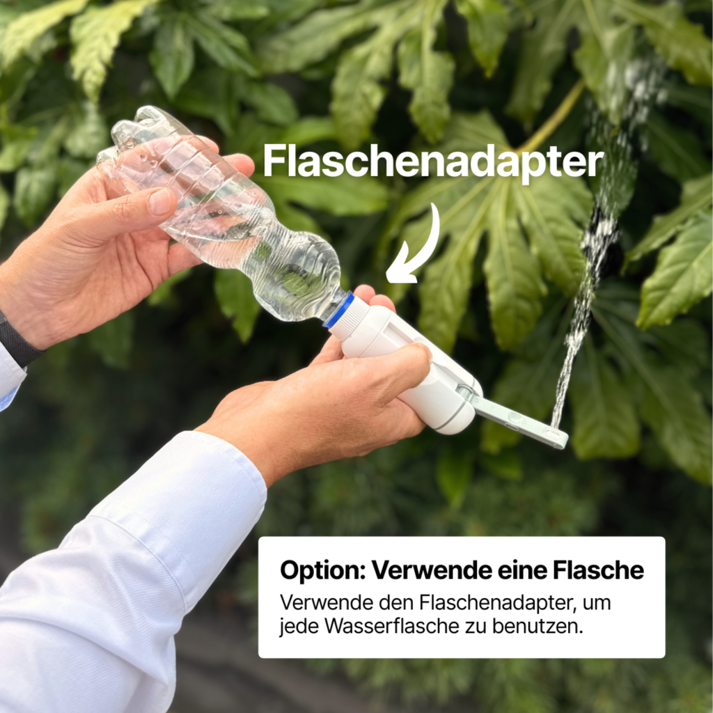 HygieneFlow™ Go – Tragbares Bidet