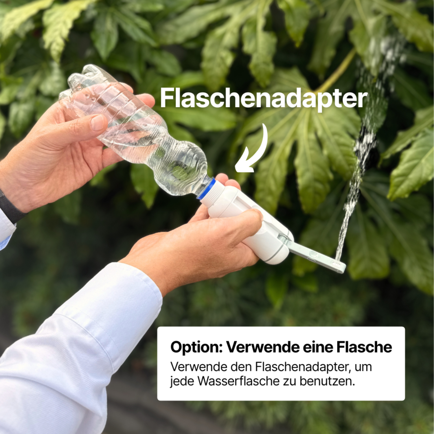 HygieneFlow™ Go – Tragbares Bidet