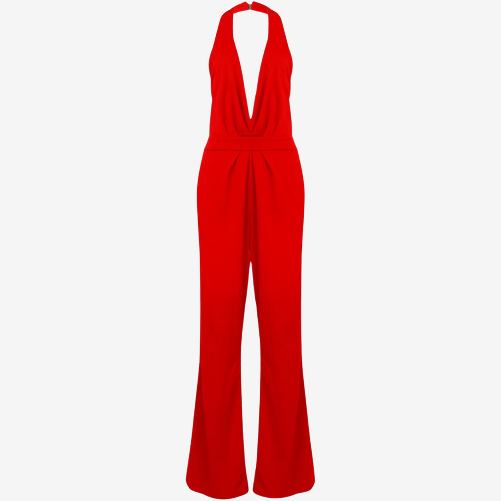 Mirella™ jumpsuit met wijde pijpen