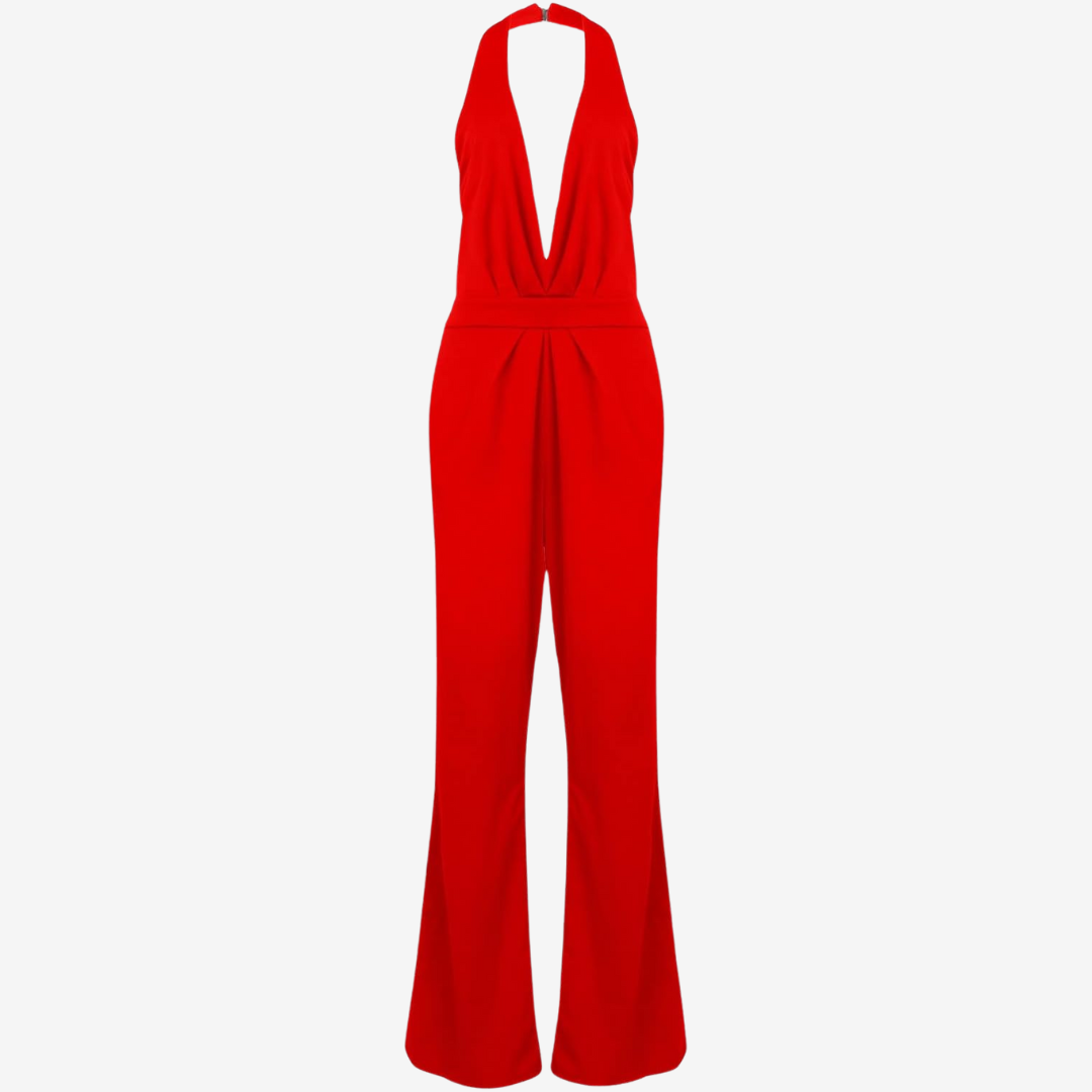 Mirella™ jumpsuit met wijde pijpen