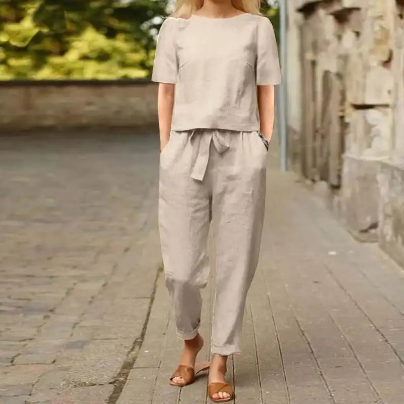 Alessa™ | Stijlvolle blouse en broek set