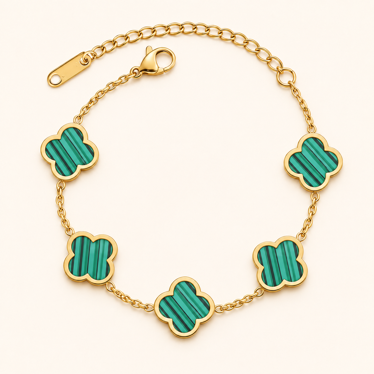 Zaralina™ - Elegantes Armband mit Kleeblatt-Motiv