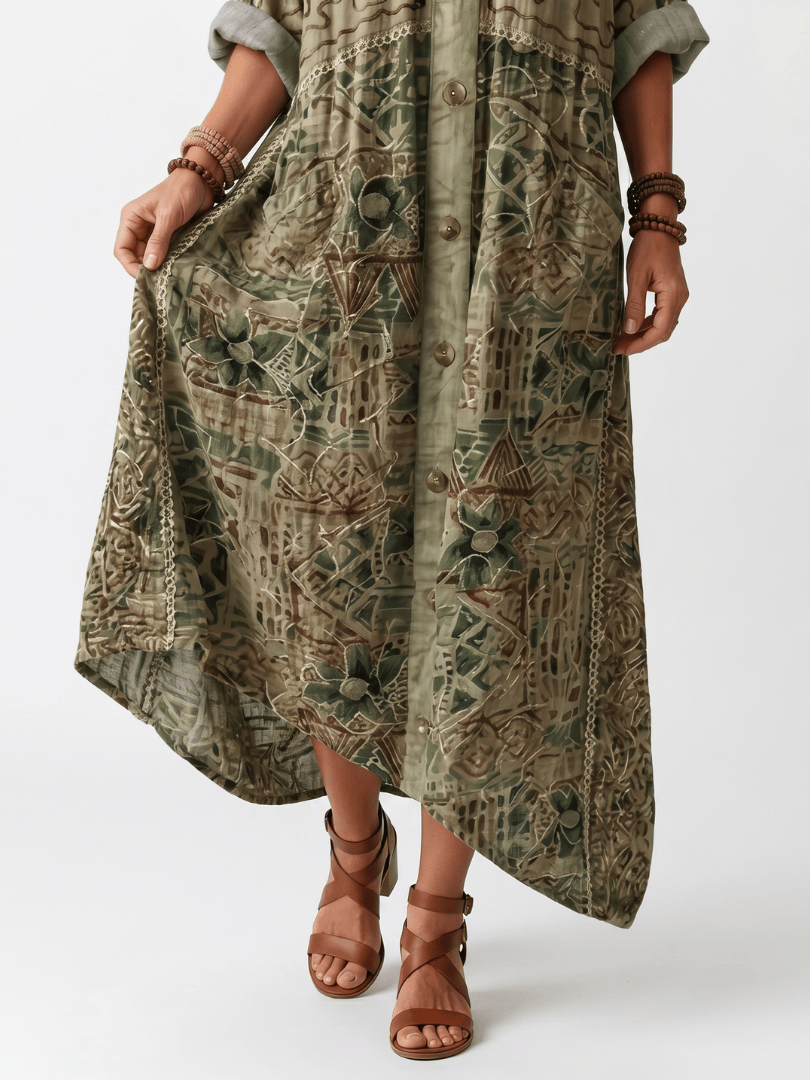 Aleta | Oversized Midi Dress