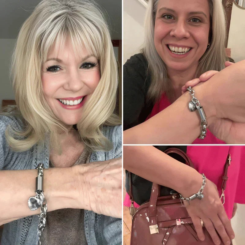 Charm-Armband mit goldenem Herz