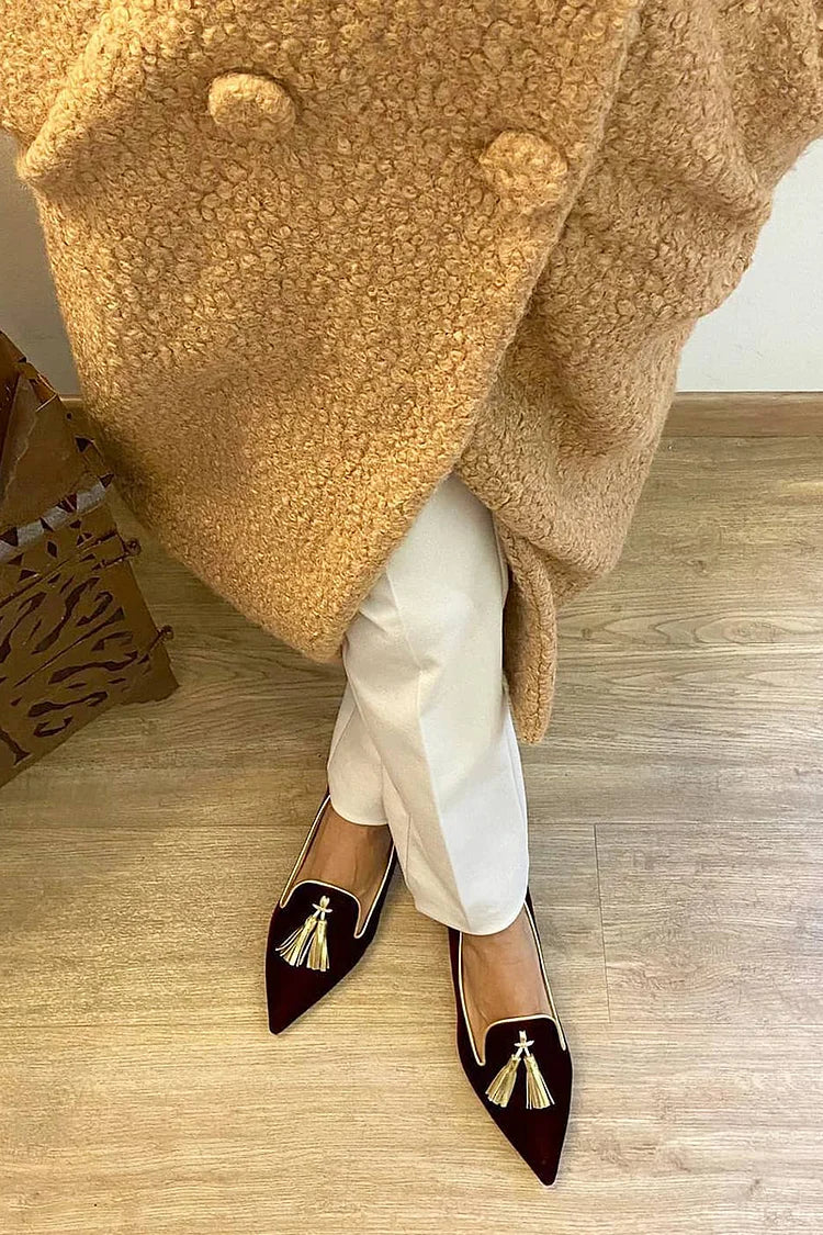 Ameliora™ - Elegante Halbschuhe mit Quasten