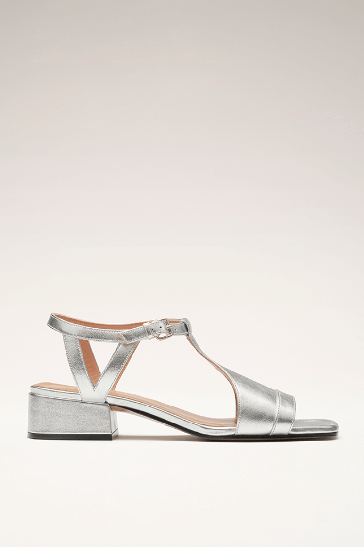 Serena | Elegante Silberne Sandalen für den Sommer