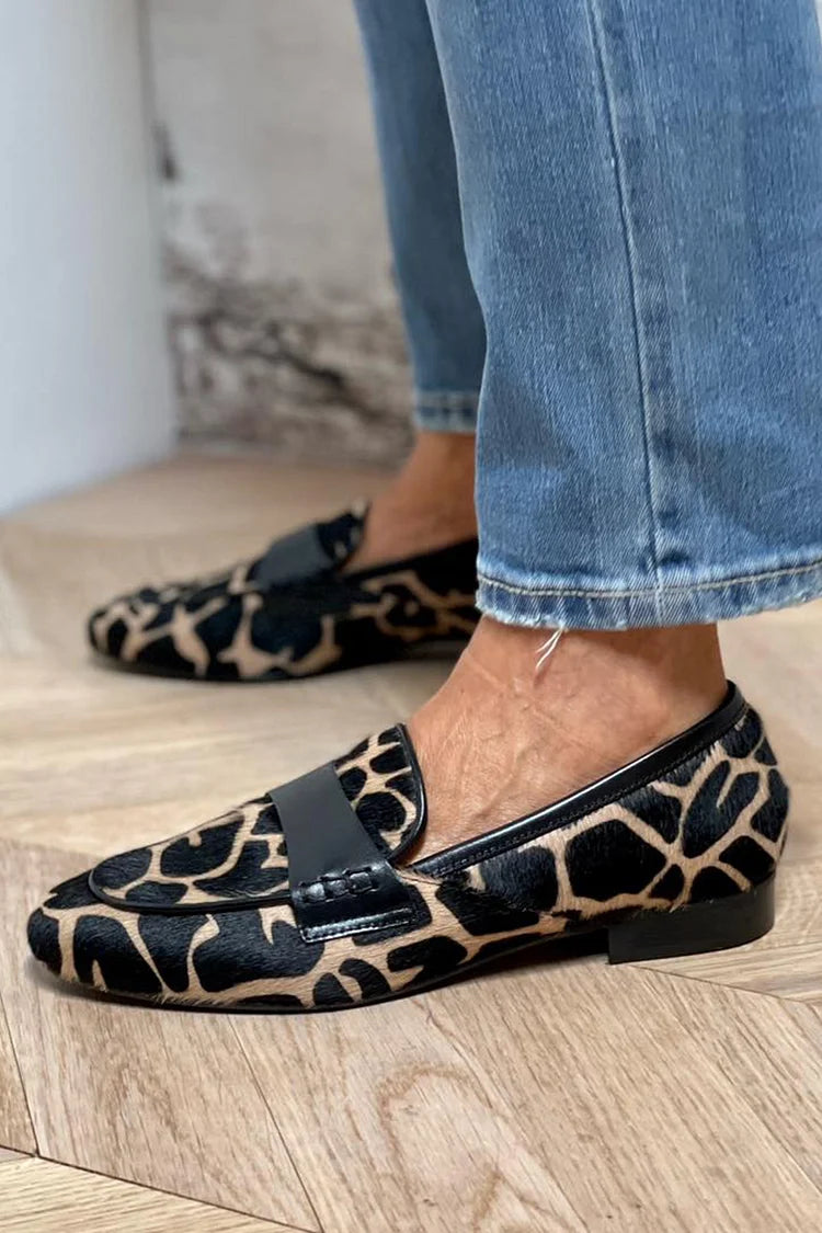 Nora | Exclusieve mocassins met platte hak