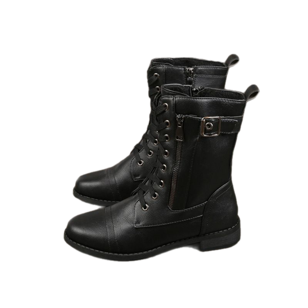 Ylvara - Bequeme Stiefeletten mit Reißverschluss