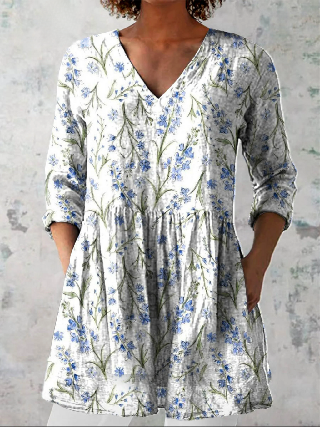 Brielle | Lange Bluse mit auffälligem Design