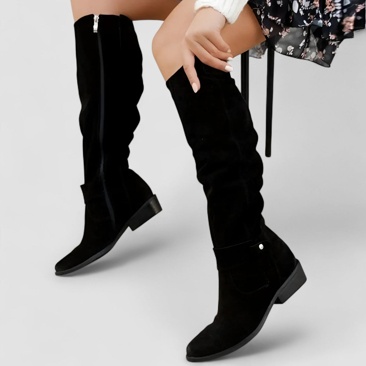 Lunessia™ - Hochwertige Stiefeletten im Wildleder-Look