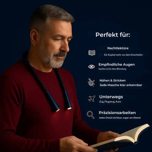 Tragbare LED-Leselampe