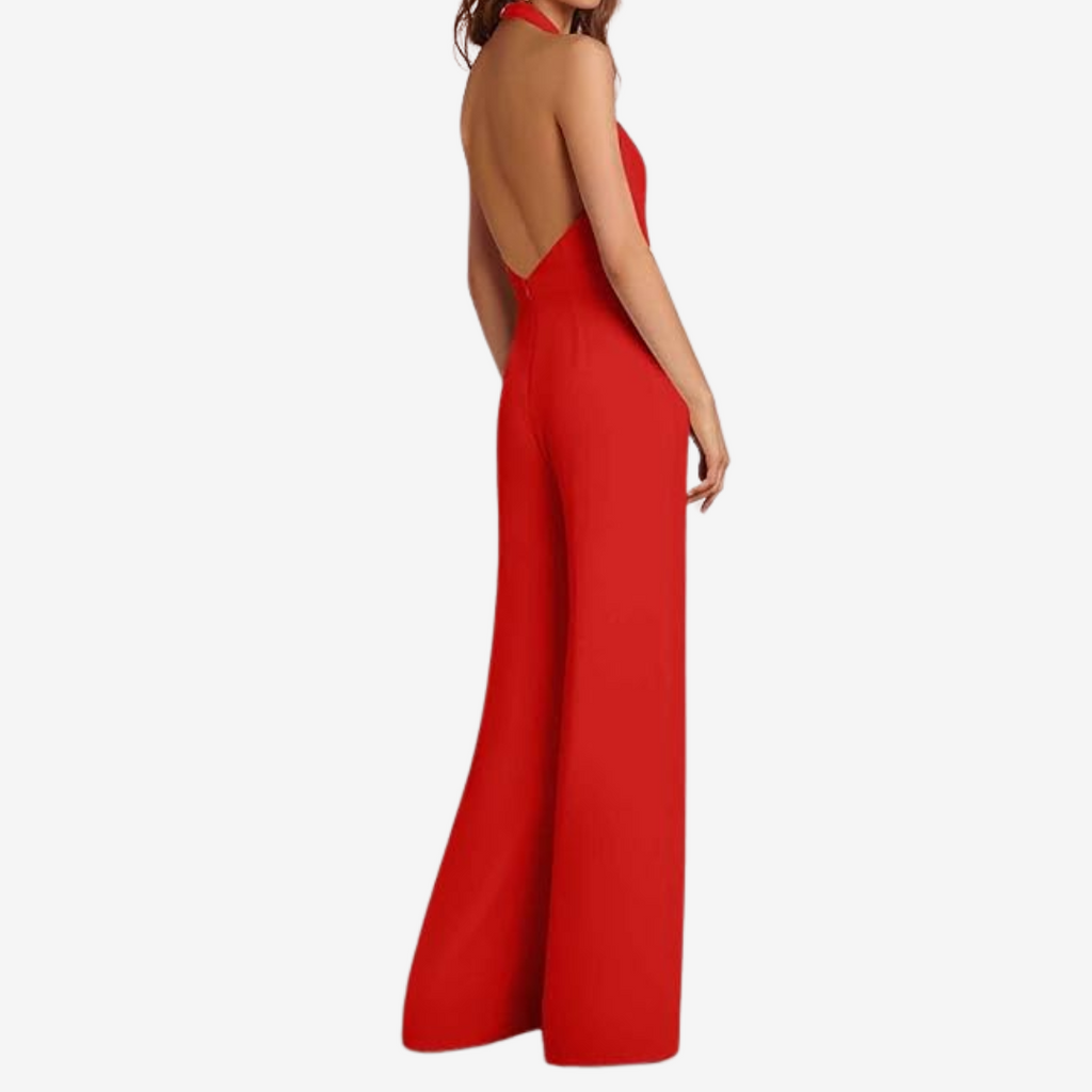 Mirella™ jumpsuit met wijde pijpen