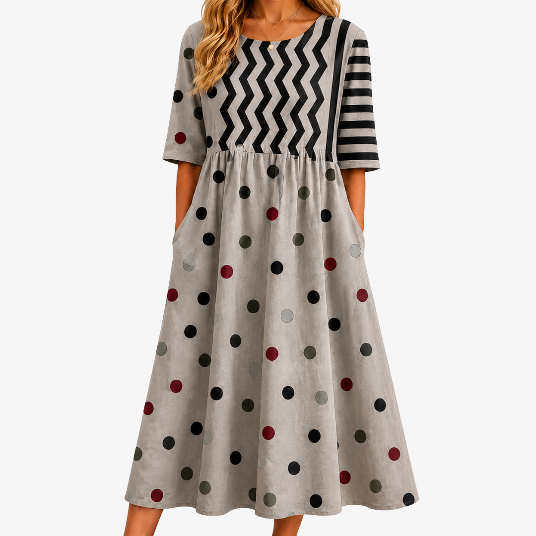 Midi-Kleid im modernen Design