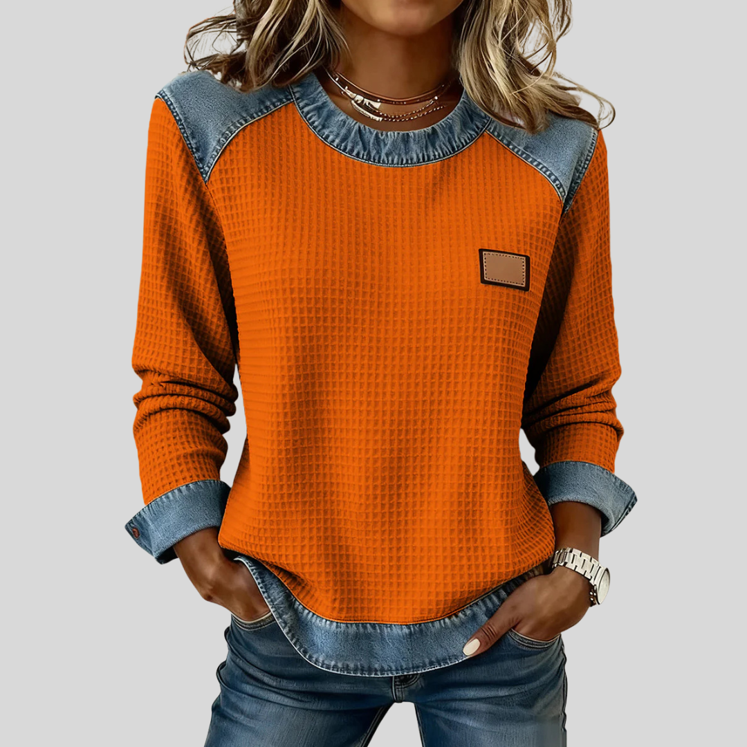 Delancine | Wabenstoff Patchwork-Fleece