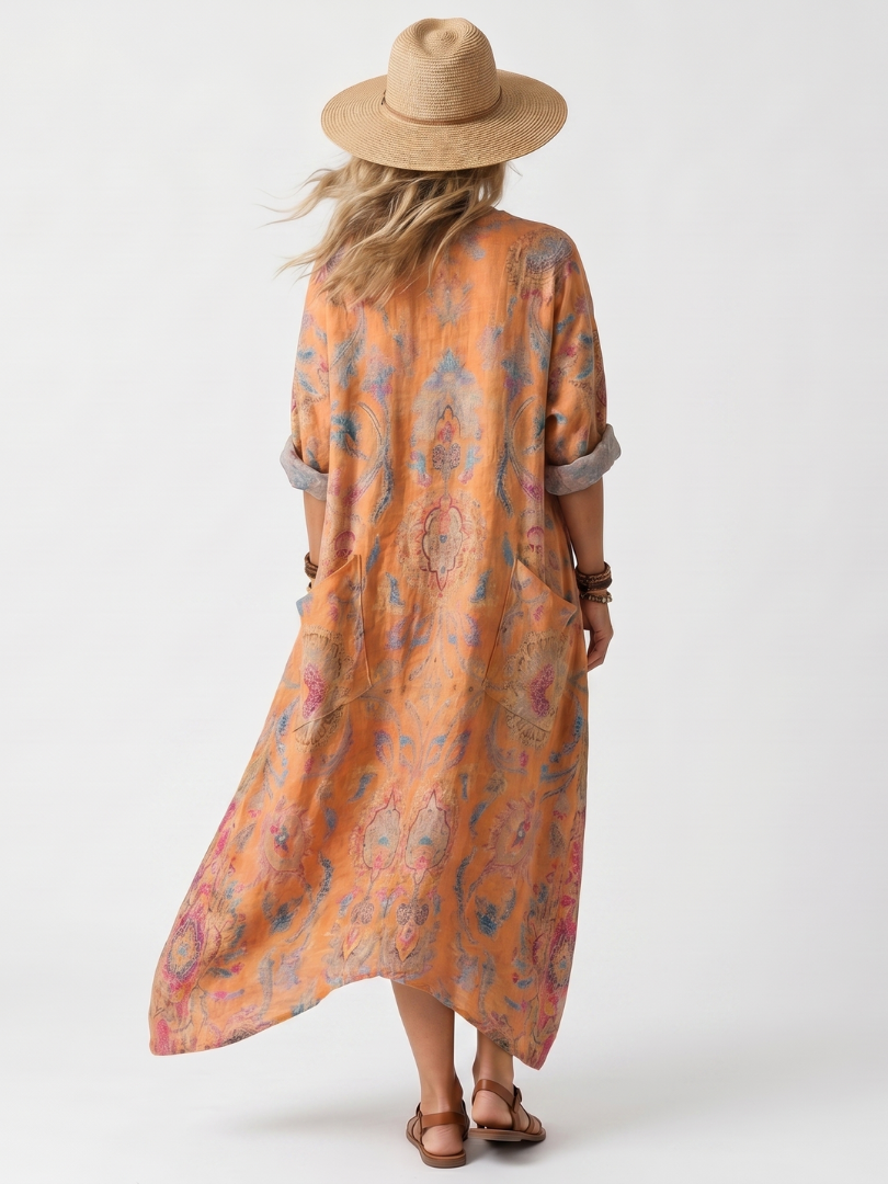 Remi | Midikleid mit Muster