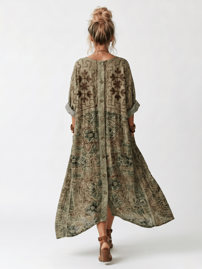 Aleta | Oversized Midi Dress