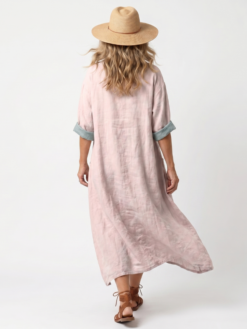 Kenza | Besticktes Midi-Kleid