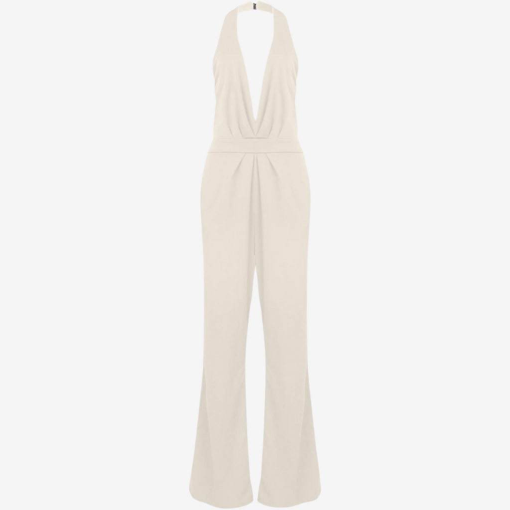 Mirella™ jumpsuit met wijde pijpen