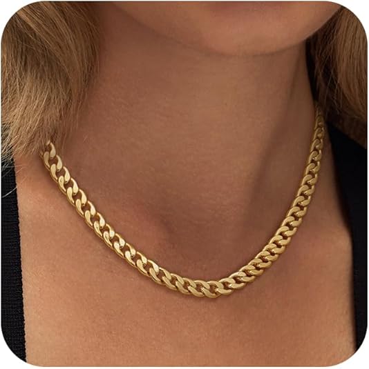 Robuster Collier mit kubanischen Gliedern