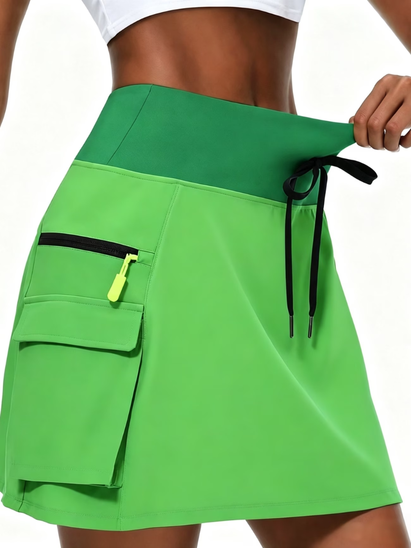 Mia | Sportlicher High-Waist Rock mit integrierter Shorts
