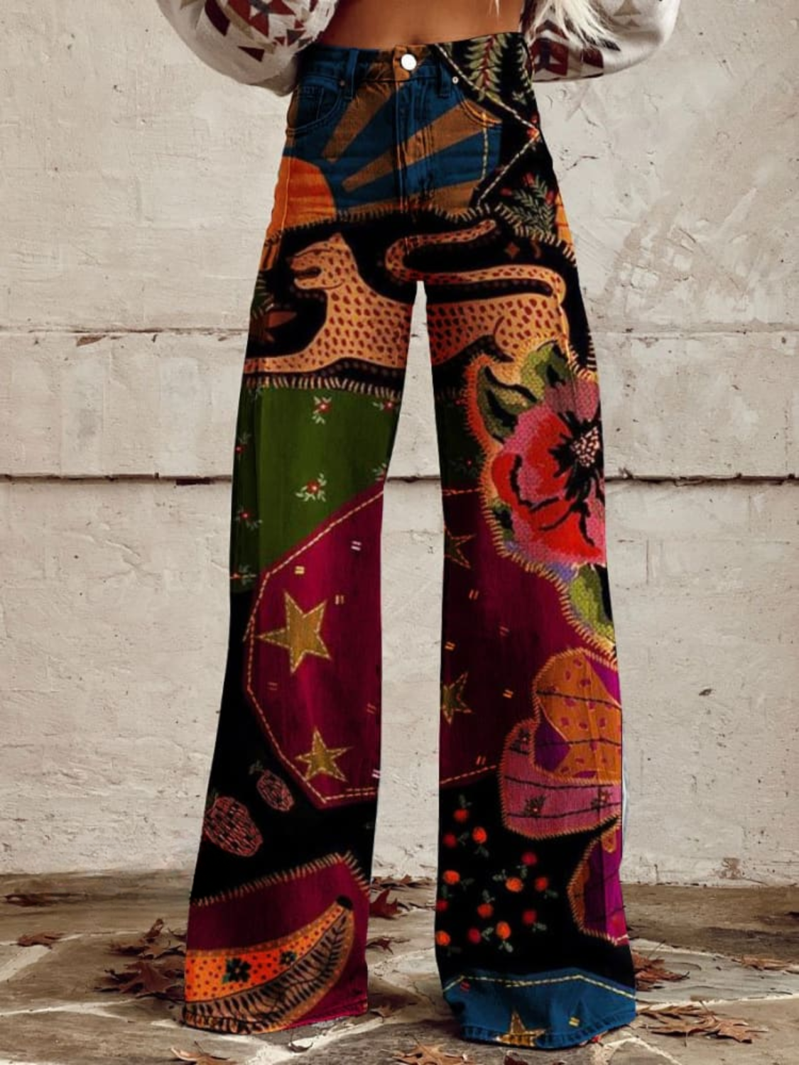 Léna - Broek in Boheemse stijl