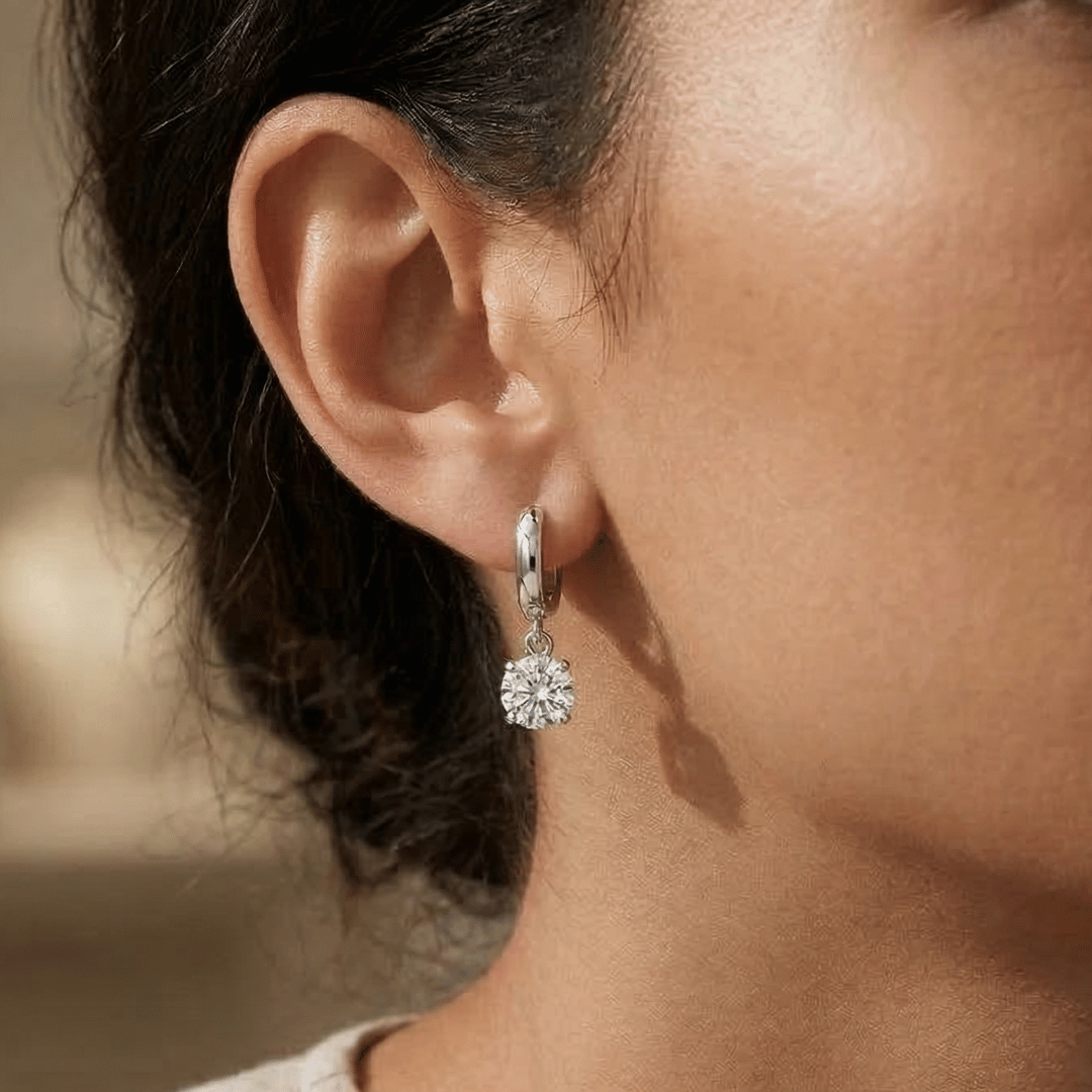 Lunaria™ - Elegante Ohrringe mit Moissaniten