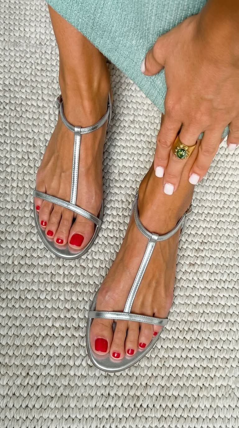 Rosalba | Gold Sandals for Spring