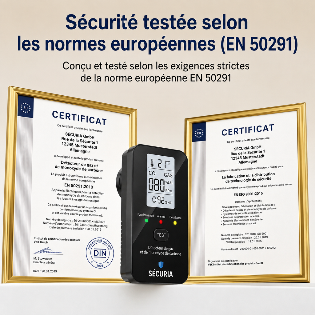 SECURIA™ | 4-en-1 beveiligingsdetector