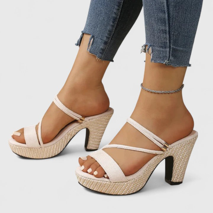 Doria | Sandalen met hoge hakken