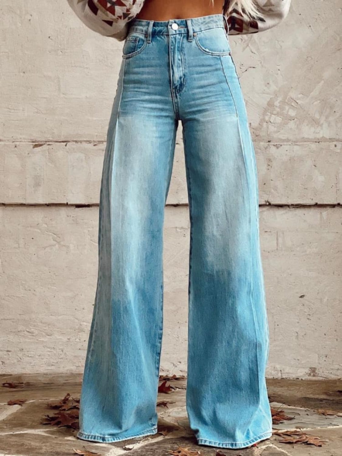 Lucia - Stijlvolle wijde broek