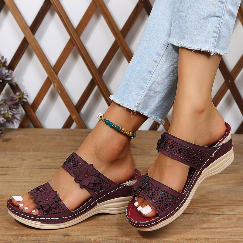 Bequeme Keilsandalen Suzanne