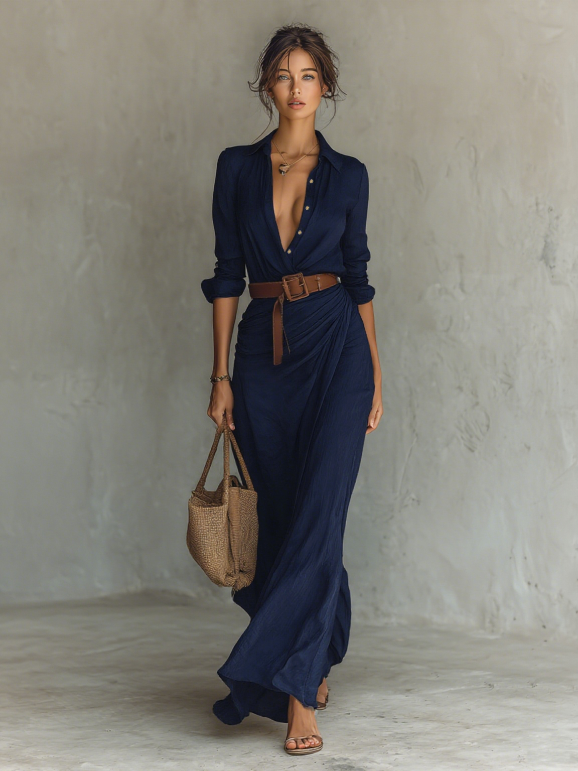 Leonie | Elegantes Maxikleid