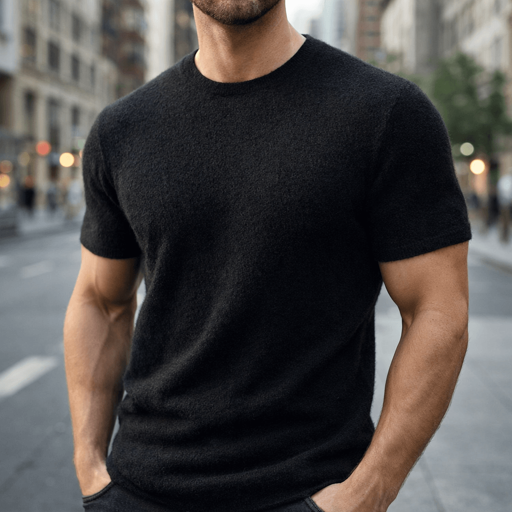 Arthur | T-shirt met een lichte, luxe uitstraling
