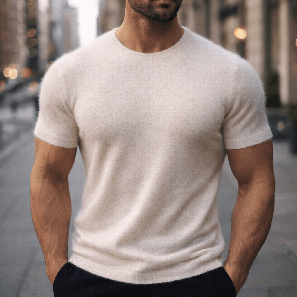 Arthur | T-shirt met een lichte, luxe uitstraling